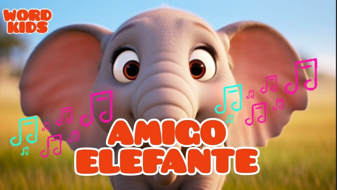 🎵 ELEFANTE GRANDÃO - AMIGO ELEFANTE | MÚSICA INFANTIL EDUCATIVA 🎵