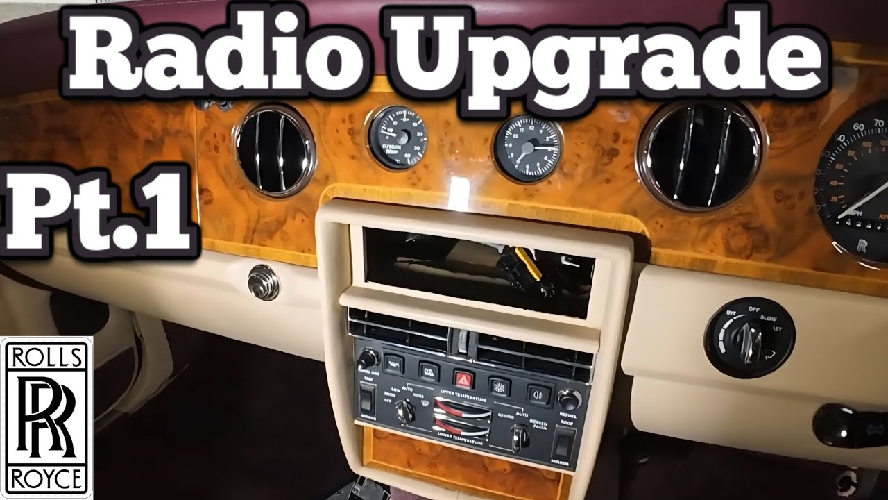 Как ЛЕГКО снять магнитолу ROLLS-ROYCE Silver Spirit III. Эпизод 52