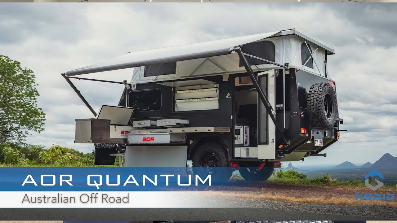 AOR Quantum Off Road Hybrid Caravan Hits USA