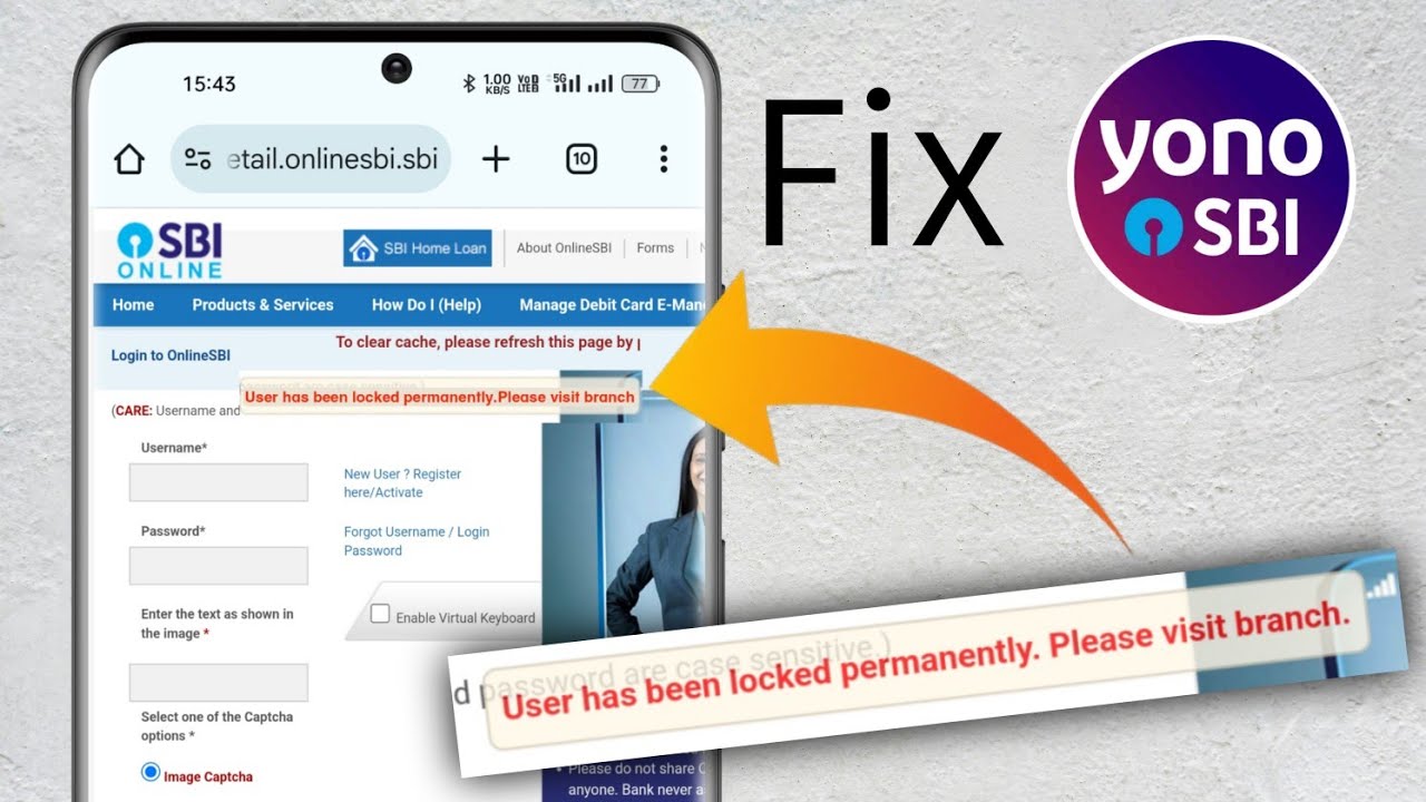 SBI Online Banking: How to Fix 'User Locked Permanently' Error | Step-by-Step Guide 2025