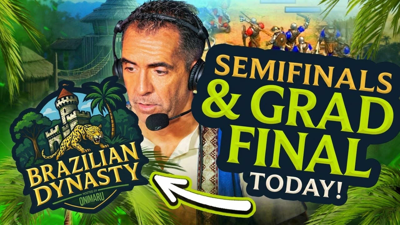 SEMIFINALS & GRAND FINAL! ⚔️ BRAZILIAN DYNASTY $50,000 LAN Live! | AoE2