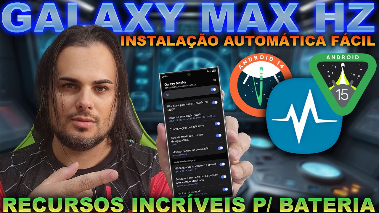 🛑COMO INSTALAR O GALAXY MAX HZ⬇️(One UI 6.1 / One UI 7) EM TODOS OS SAMSUNG GALAXY ✅📲🥳📊🔋#s23ultra