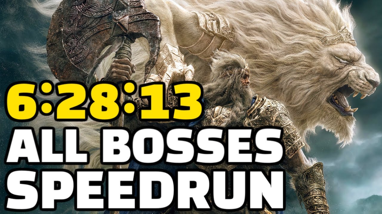 Elden Ring ALL 165 BOSSES SPEEDRUN in 6:28:13