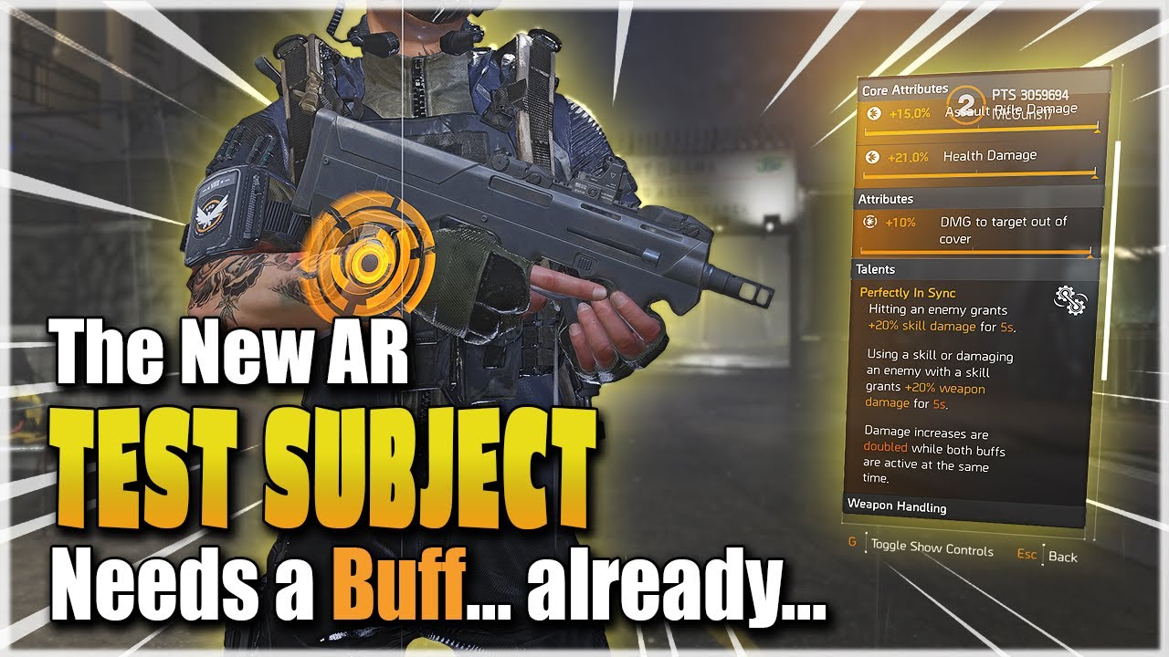 [FIXED] The Division 2 - THIS NEW NAMED ASSAULT RIFLE NEEDS A BUFF BEFORE TITLE UPDATE 12