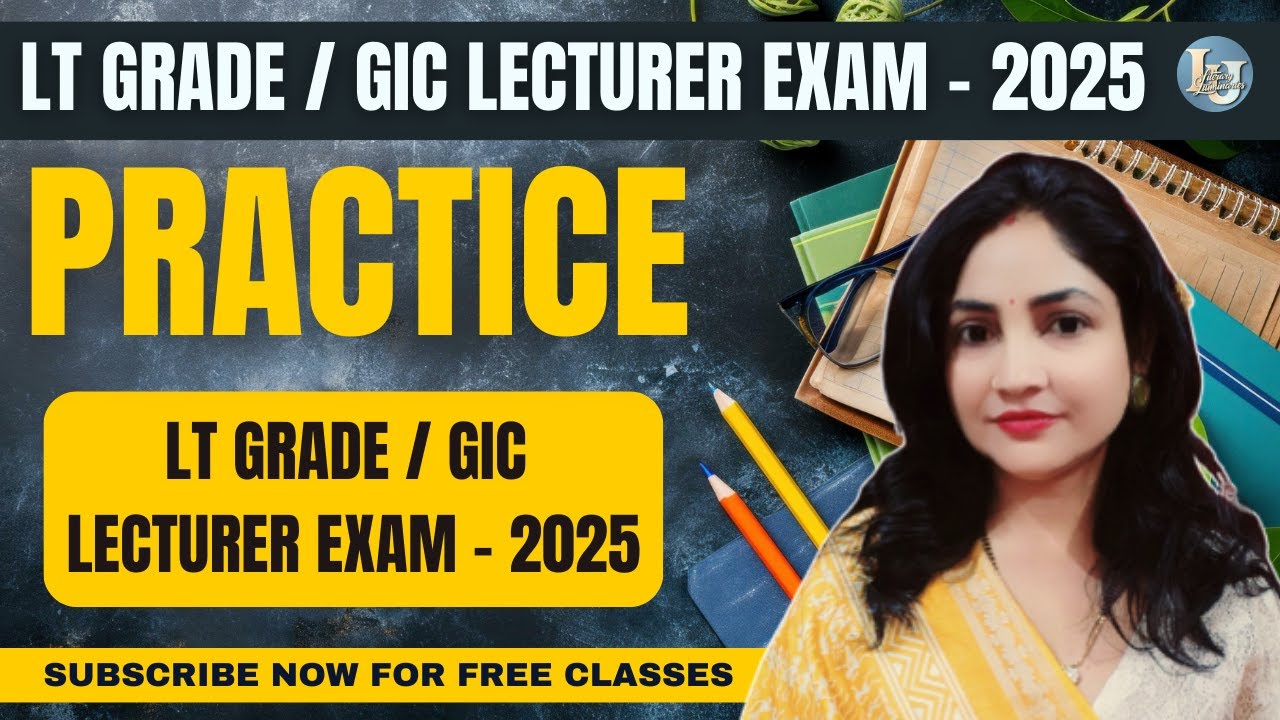 PRACTICE || UP LT GRADE /GIC LECTURER || NET || DSSSB | OTHER EXAMS