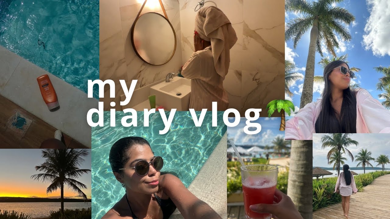 Vlog da viagem | Dias no clube, verão, grwm e tempo com a família