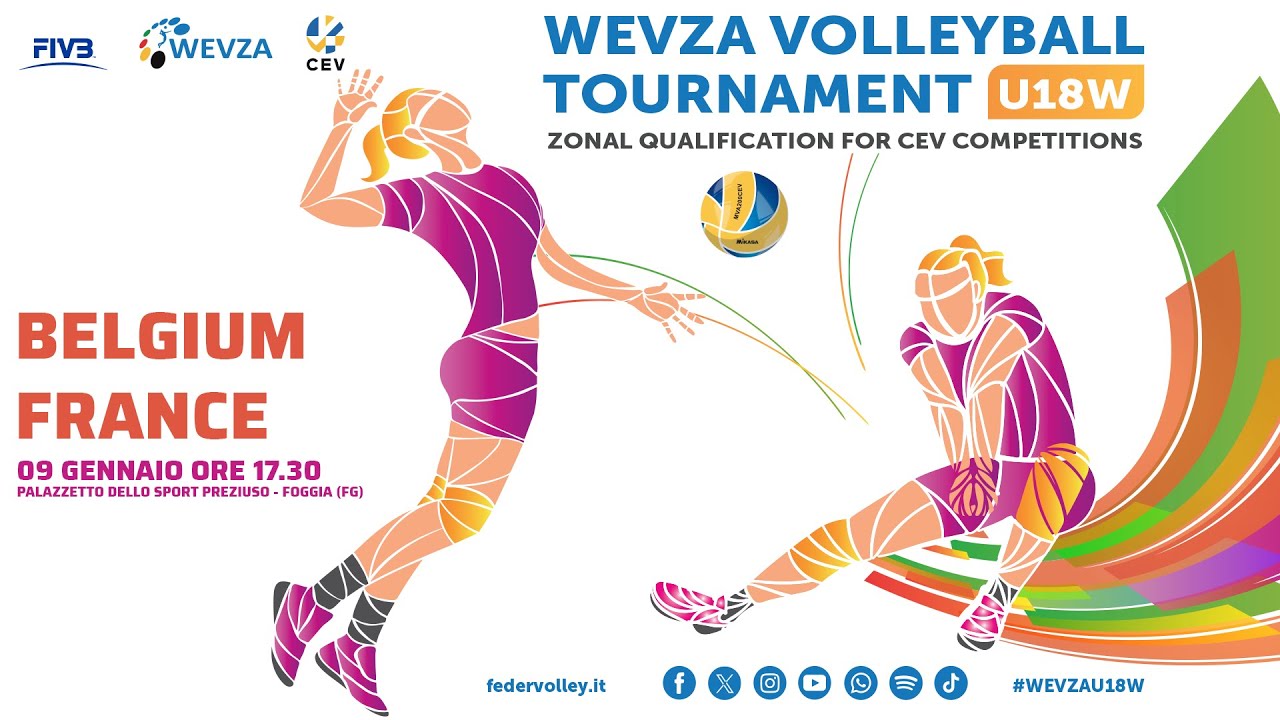 WEVZA U18W - BELGIUM vs FRANCE