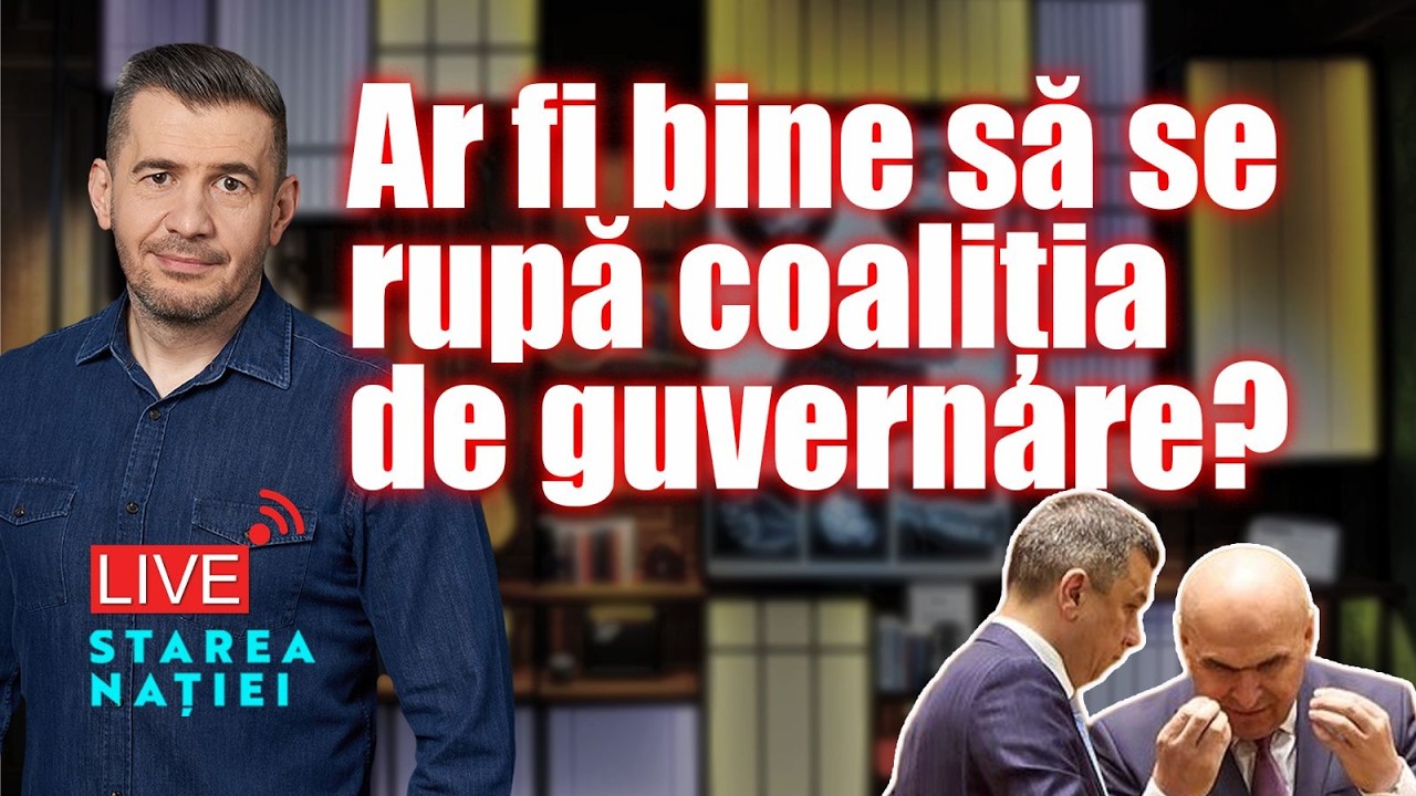 Din ce trăiește Călin Georgescu. Se rupe coaliția? Dăm gaze în Ucraina? Starea Nației LIVE 16.03.26