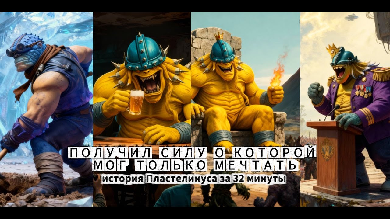 ИСТОРИЯ ПЛАСТЕЛИНУСА (с первый по четвертый том)   