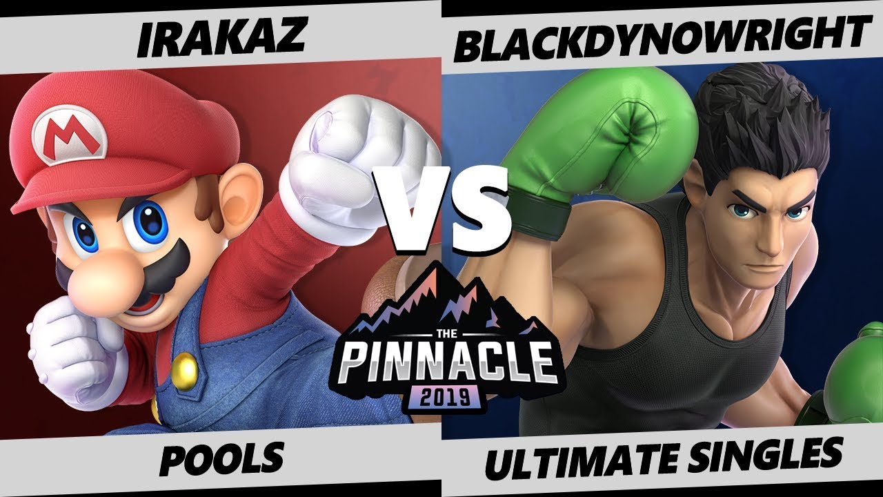 Pinnacle 2019 SSBU - Irakaz (Mario) Vs. BlackDynoWright (Little Mac) Smash Ultimate Tournament Pools