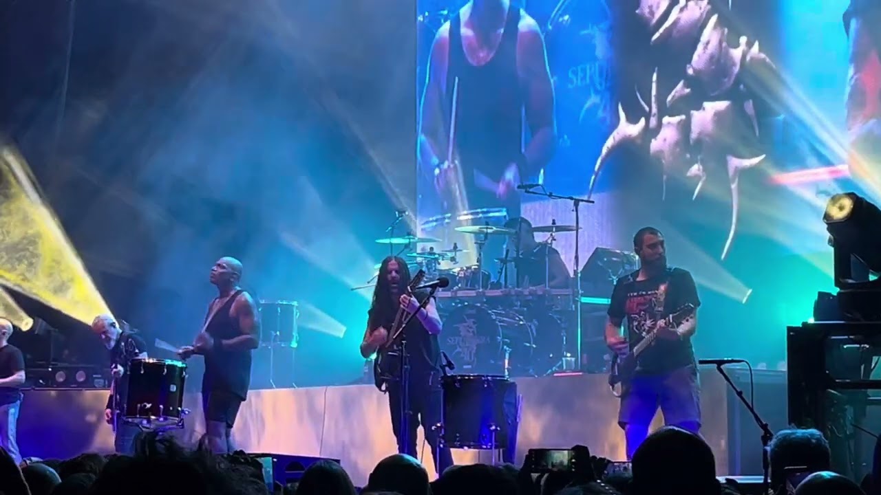 Sepultura live in the telegraph building in Belfast 10th of Nov