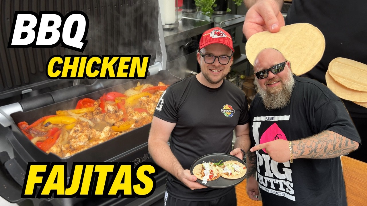 Chicken Fajita im OptiGrill mit @030BBQ - Lecker wie beim Mexikaner