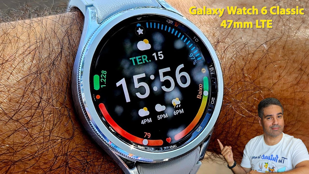 Chegou o meu Samsung Galaxy Watch 6 Classic LTE 47mm