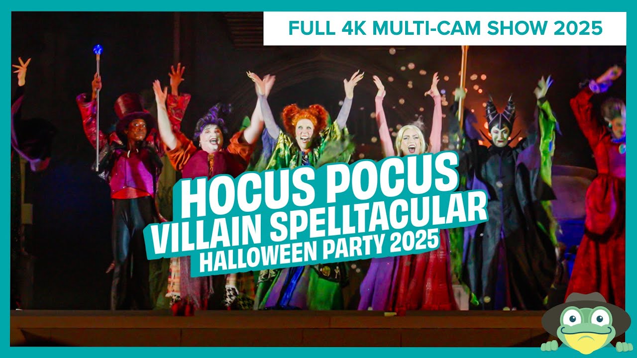 Full Hocus Pocus Villain Spelltacular 2025 | Mickey's Not-So-Scary Halloween Party | Magic Kingdom
