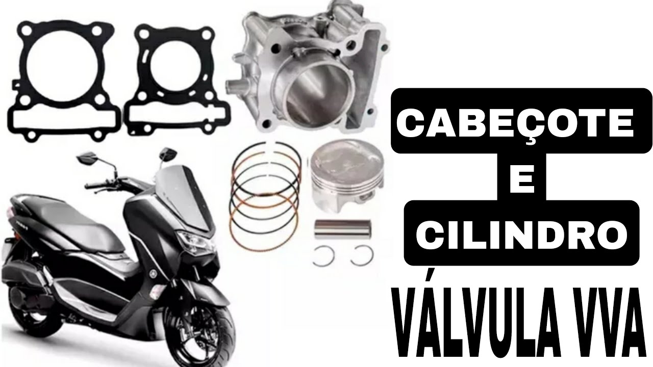 Nao faz retifica. Conheça o cabeçote e cilindro da nmax e como funciona a válvula  VVA. #nmax