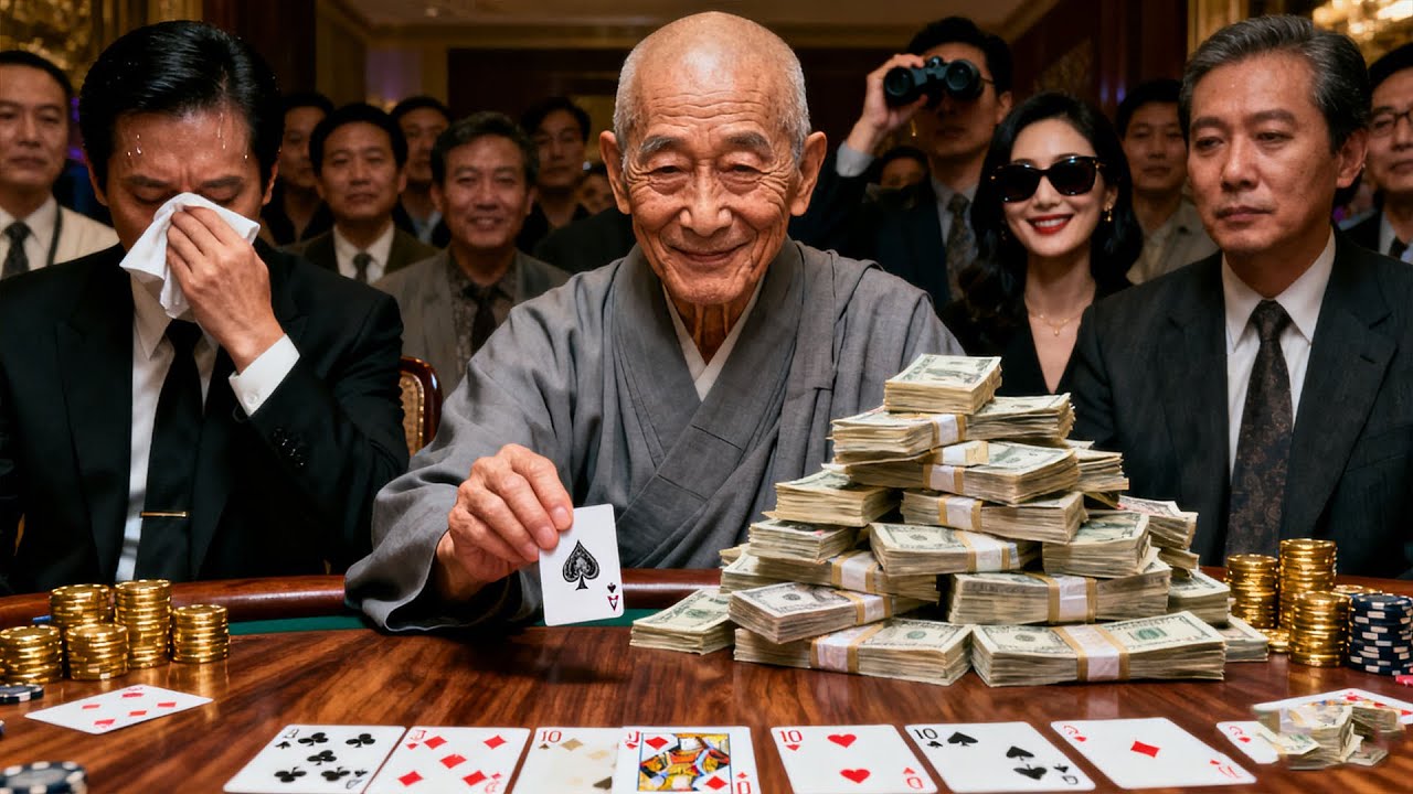 【賭神電影】年過半百的老和尚竟是賭神，一張撲克打敗所有人！