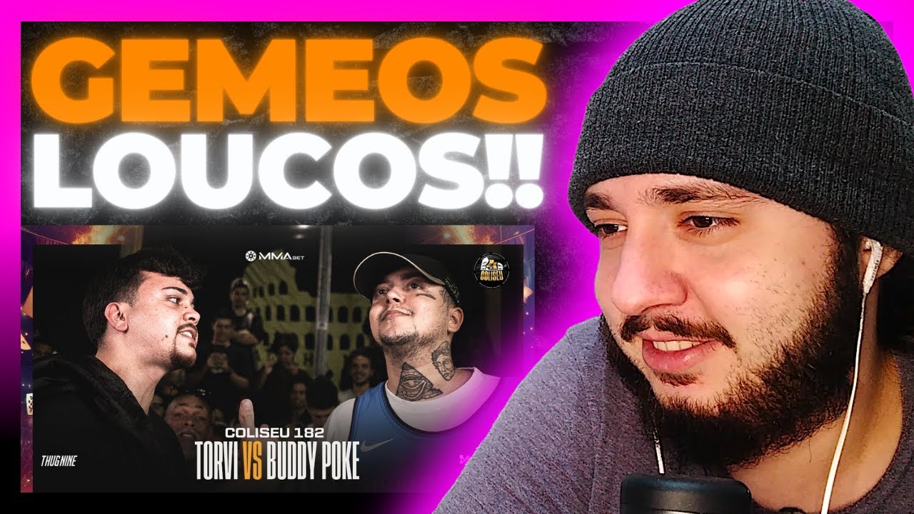 (DUELO DE GERAÇÕES DE GASTAÇÃO 😂😂) BUDDY POKE X TORVI - BATALHA DO COLISEU | REACT BAUEB