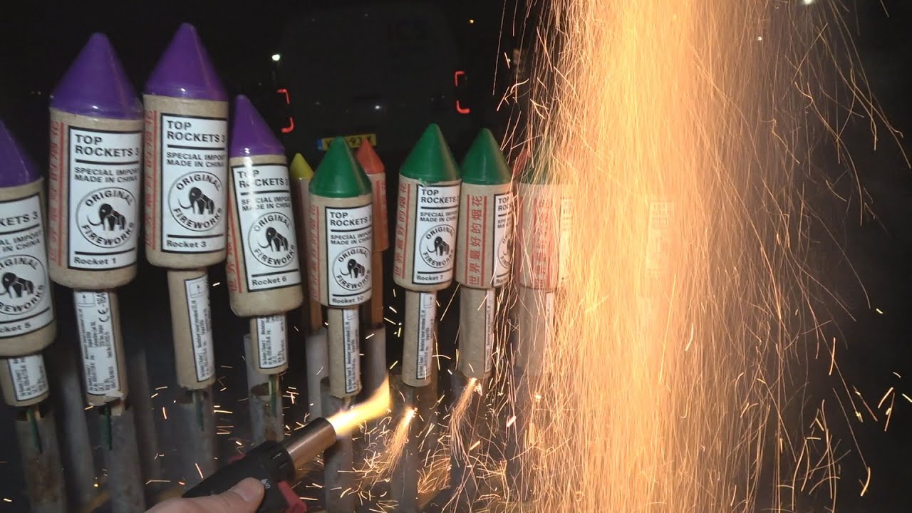 Vuurpijlen & Lawinepijlen Vuurwerk Compilatie Oud en Nieuw 2024 - 2025
