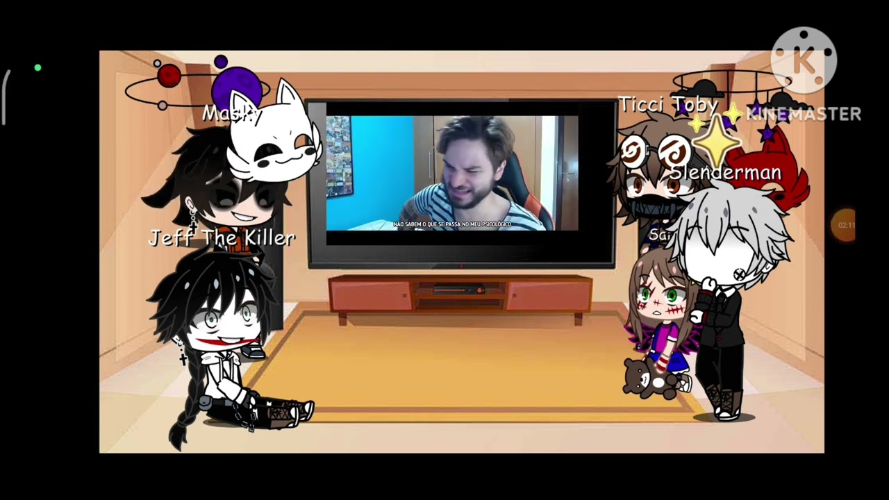 Creepypasta Reagindo ao Rap do Coelho Dourado Caótico @WX_L0ki