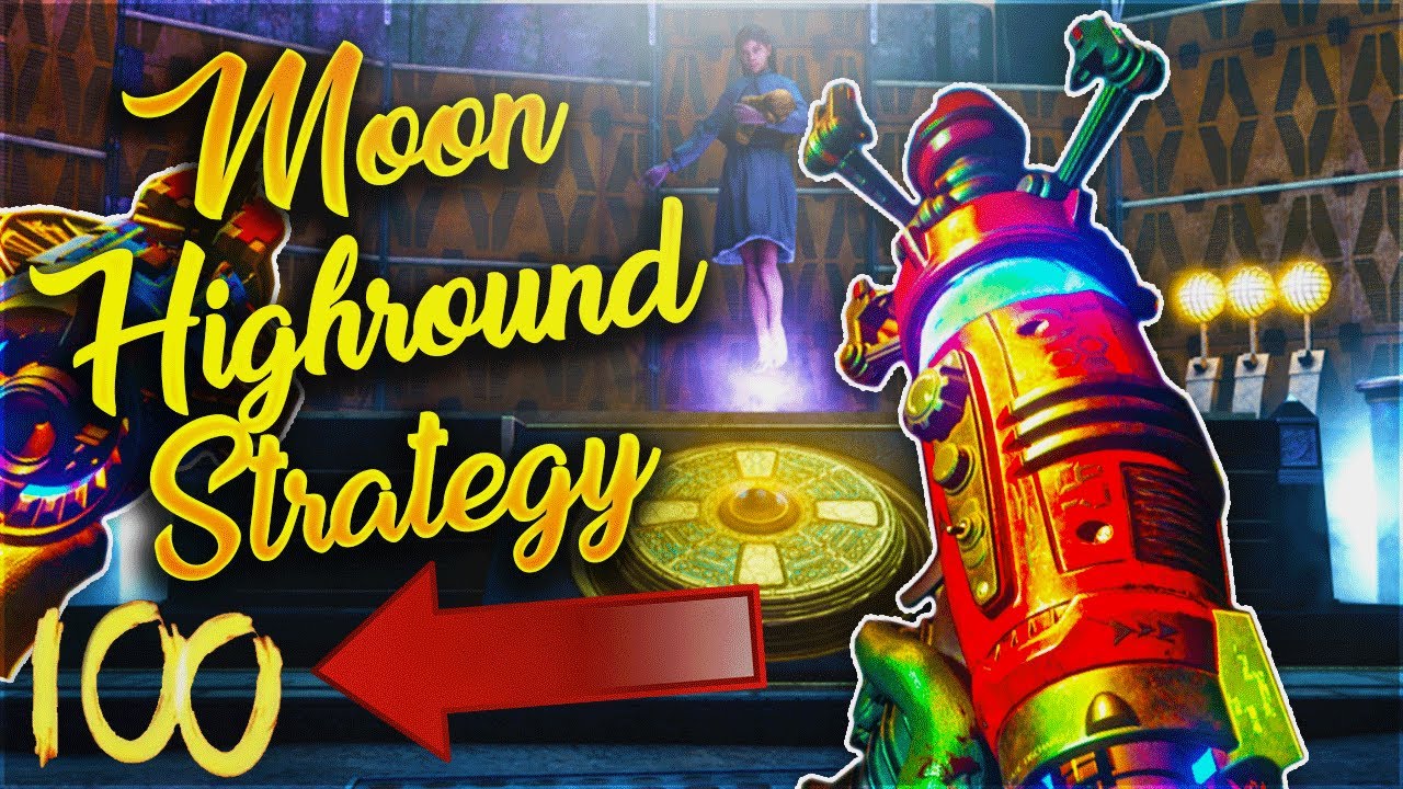 MOON REMASTERED - BEST HIGH ROUND SET-UP AND STRATEGY GUIDE! - (BLACK OPS 3 ZOMBIES CHRONICLES)