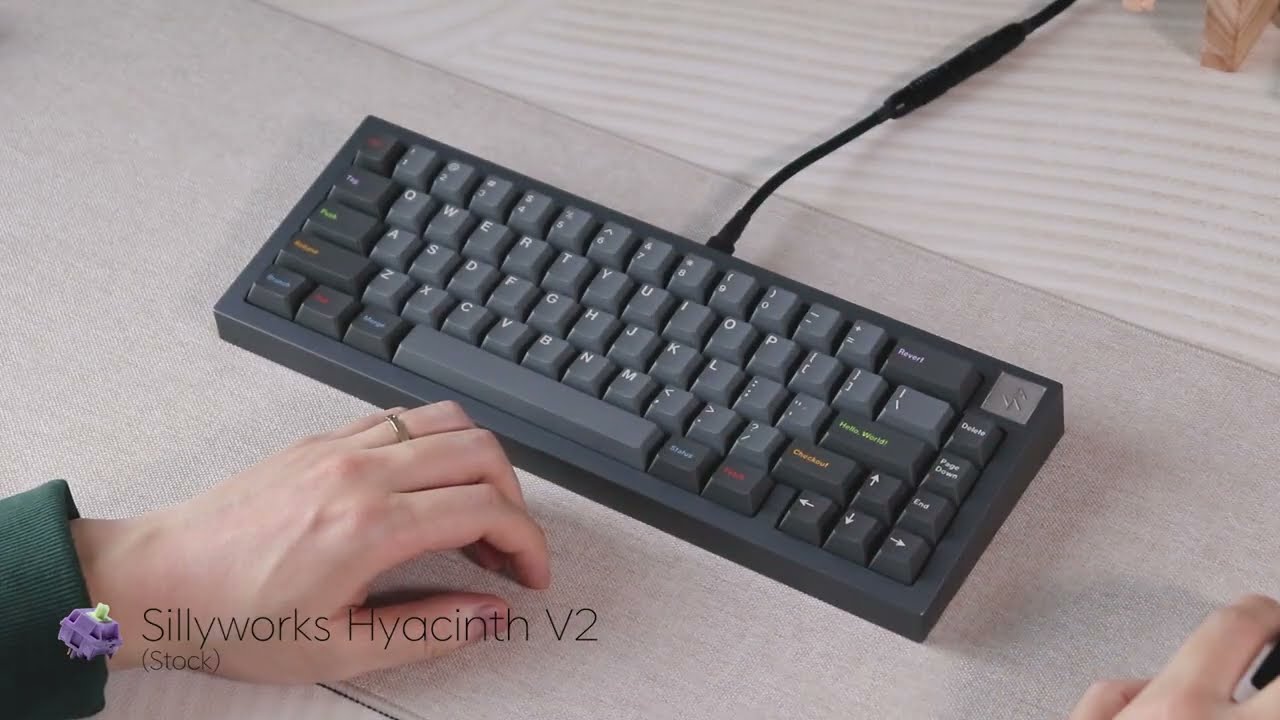 HMX Hyacinth V2 Switches Sound Test | Iron165, Copper Plate (히야신스v2)