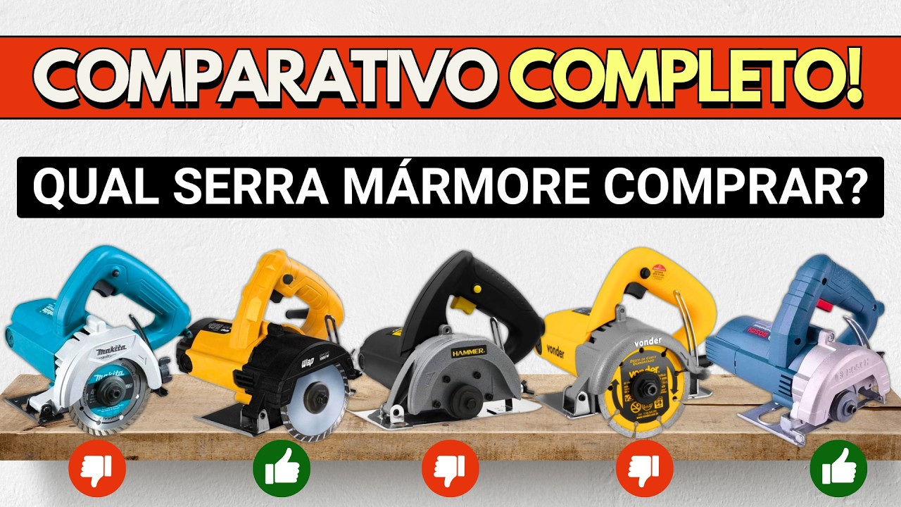 SERRA MÁRMORE: Qual a MELHOR? Makita, Bosch, Vonder, WAP ou Hammer?