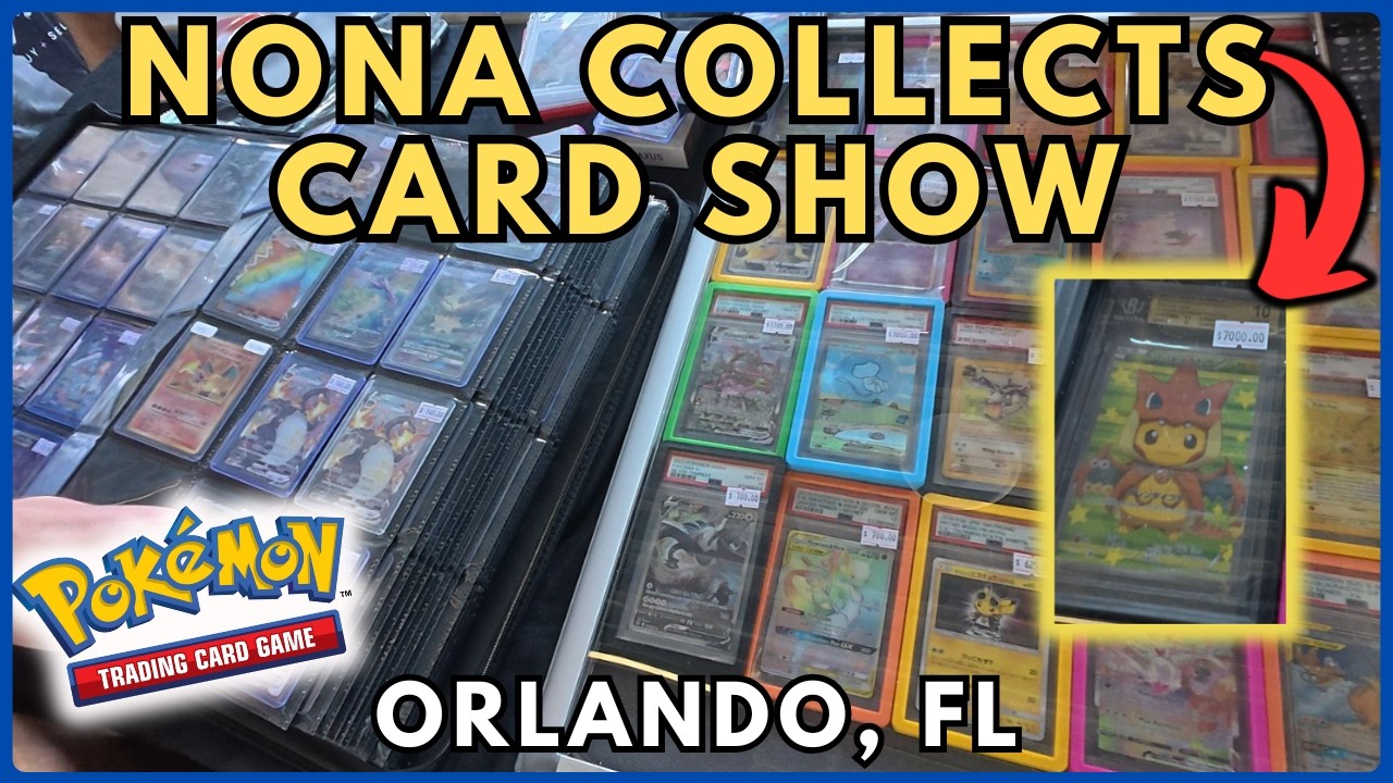 Amazing FREE Pokémon Card Show in Orlando, FL - Nona Collects! 2025!