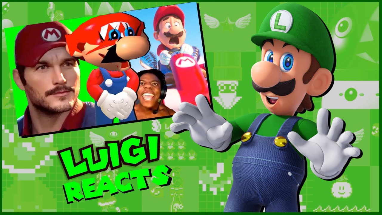 Luigi reacts to SMG4 Nintendo Memes 12