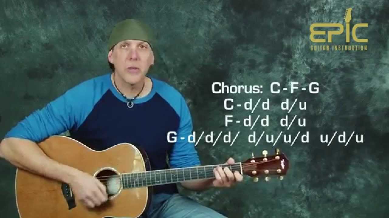 EZ Acoustic guitar lesson learn Bob Dylan Like A Rolling Stone chords strumming patterns rhythms