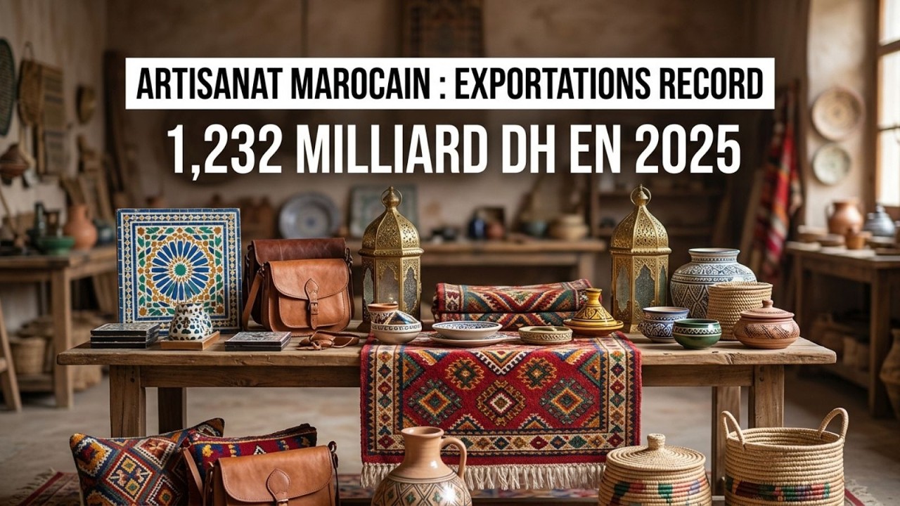 Artisanat marocain : record des exportations en 2025