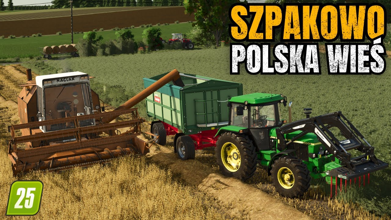 Żniwa owsa🌾✅Szpakowo - Polska wieś🧑‍🌾FS25🔥#125