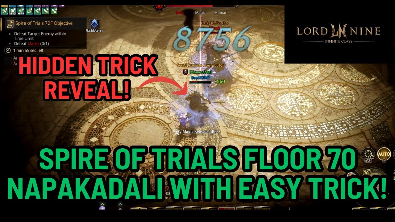 The SECRET to Beating Floor 70 as a F2P (LORDNINE Spire of Trials)