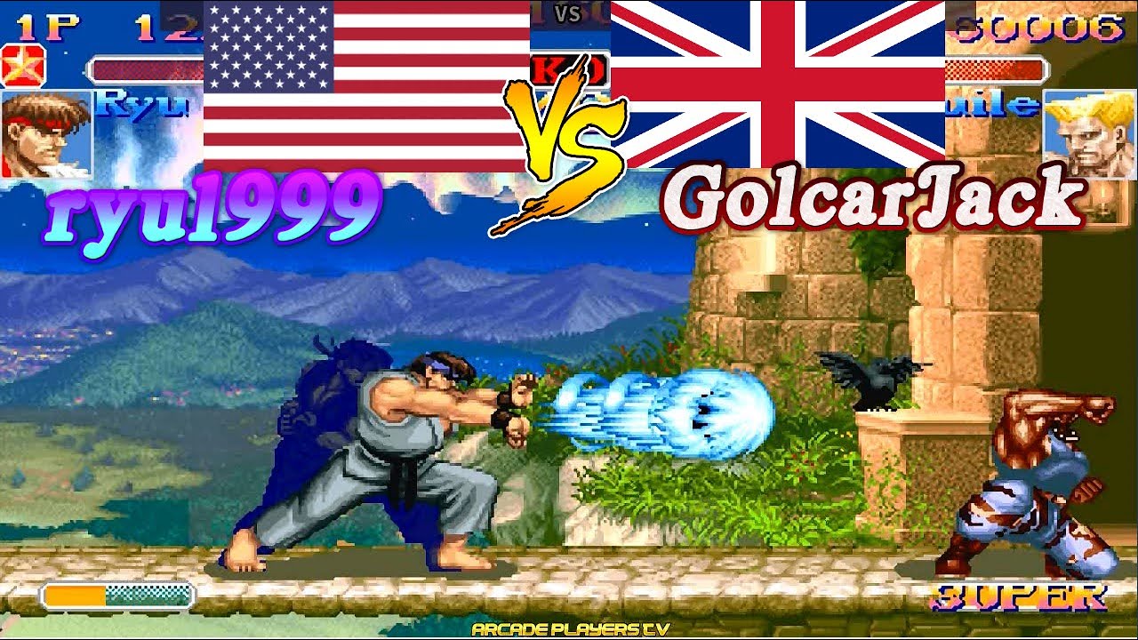 Super Street Fighter 2 Turbo ➤ ryu1999 (Usa) vs GolcarJack (UK) 슈퍼 스트리트 파이터 2 터보