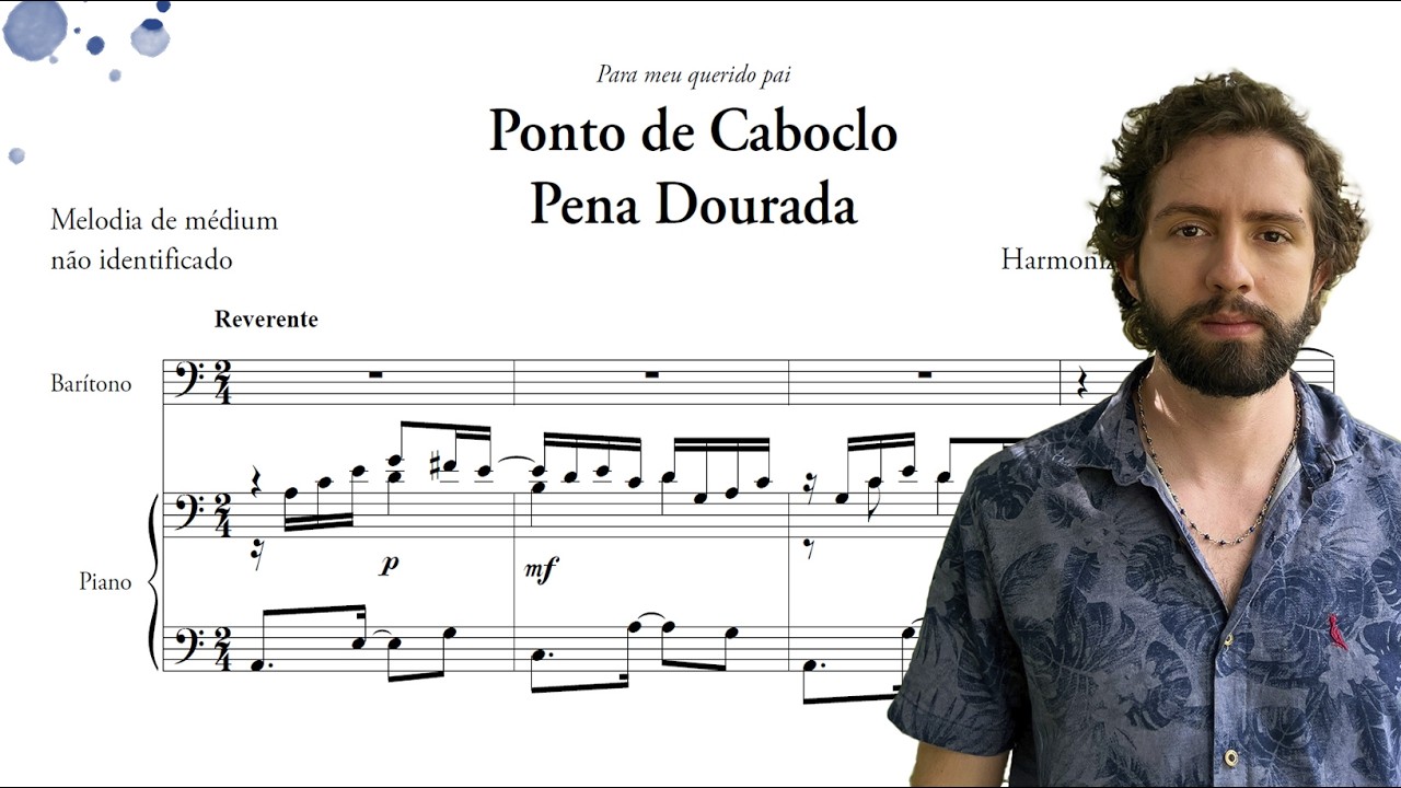 Vitor Alves (harm.) - Ponto de Caboclo Pena Dourada (Leandro Cavini, barítono; Vitor Alves, piano)