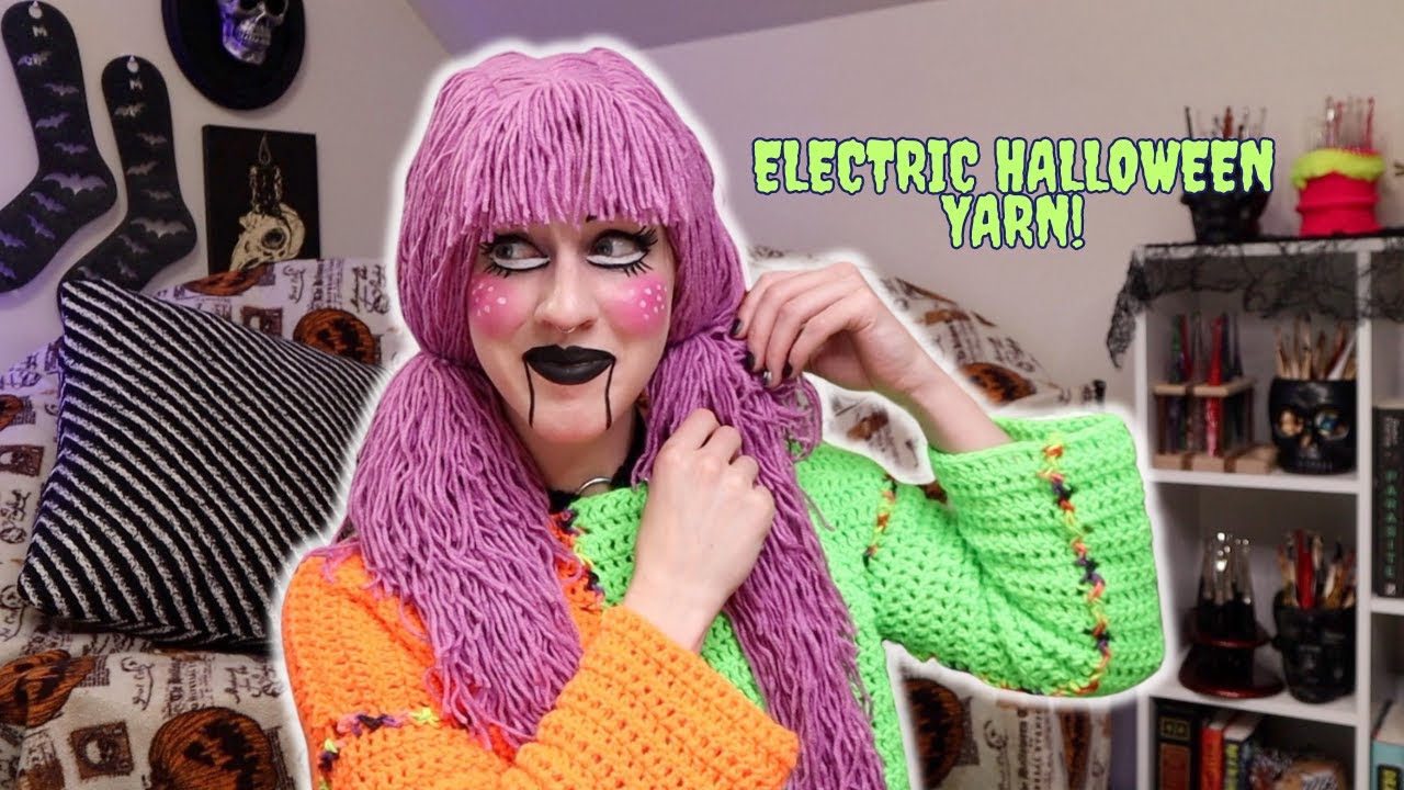 New Neon Yarn Perfect for Halloween! ~ Unboxing