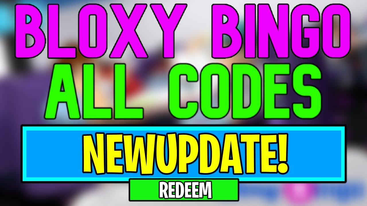New Bloxy Bingo Codes | Roblox Bloxy Bingo Codes (July 2024)