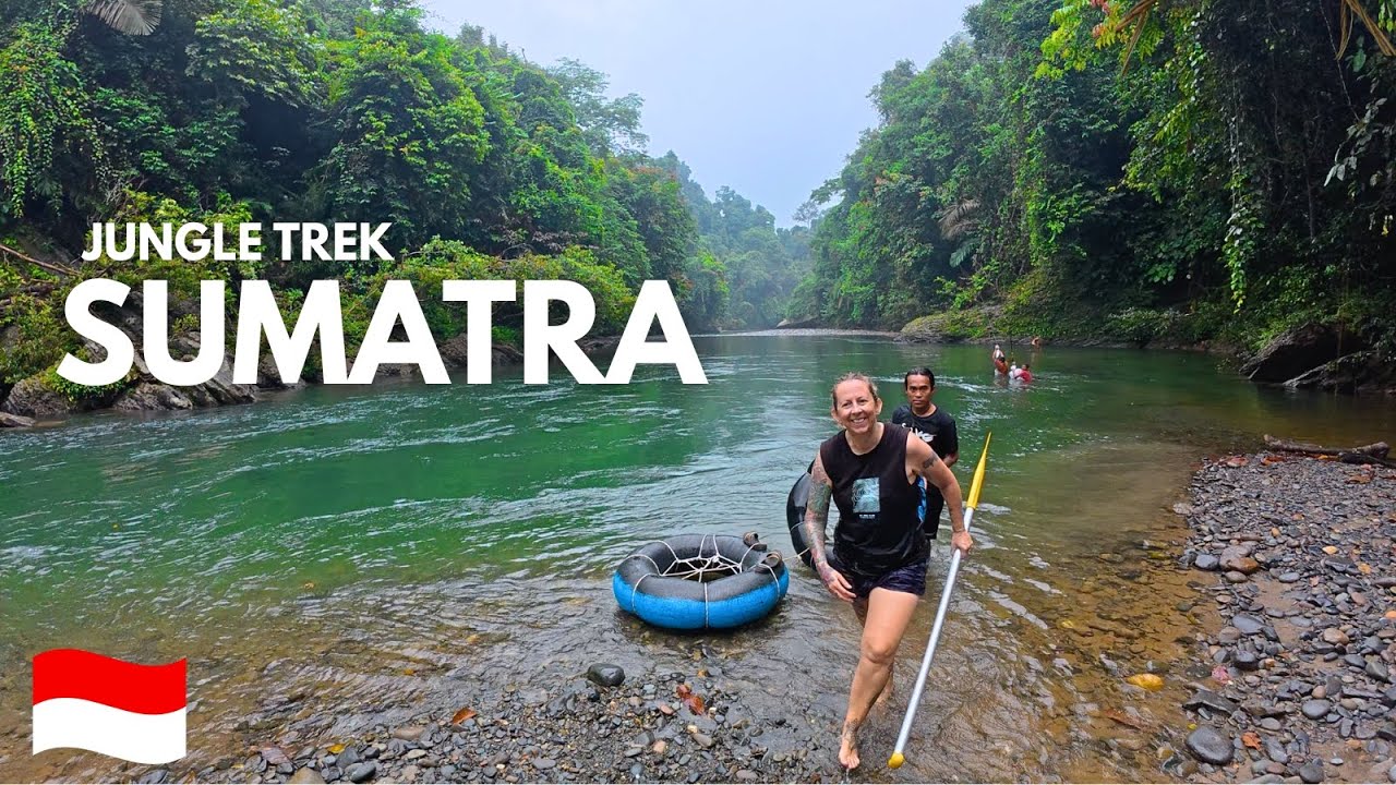 Jungle Trekking in Sumatra 🇮🇩 We Skipped Bukit Lawang for THIS Hidden Gem