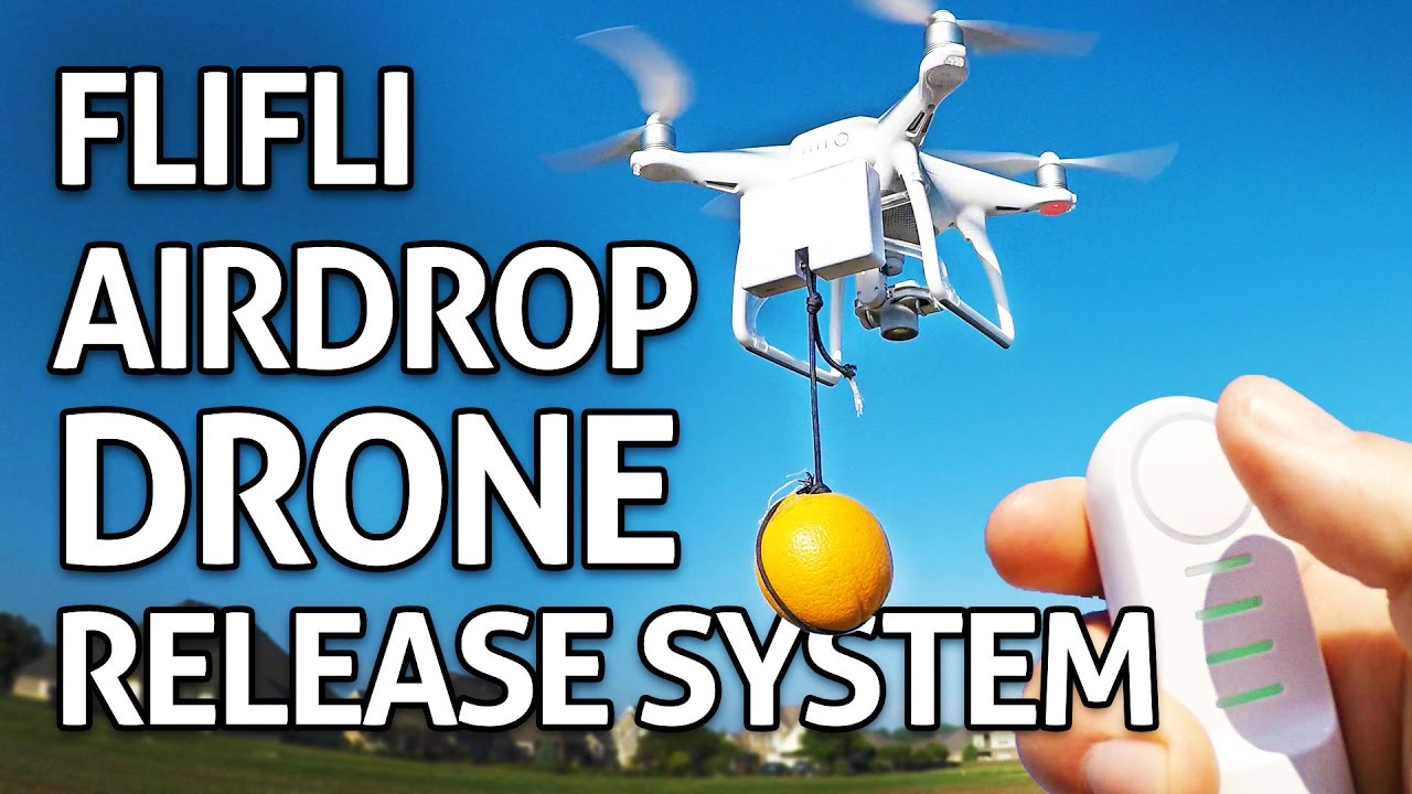 DRONE AirDrop!! FLiFLi Payload Release + Drop REVIEW