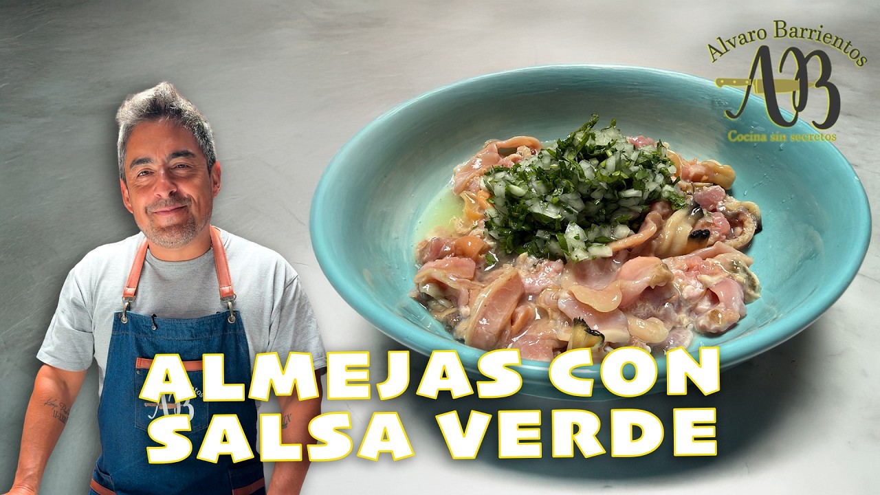 PROBÉ EL MARISCO más DELICIOSO DEL MUNDO. Almejas con salsa verde.