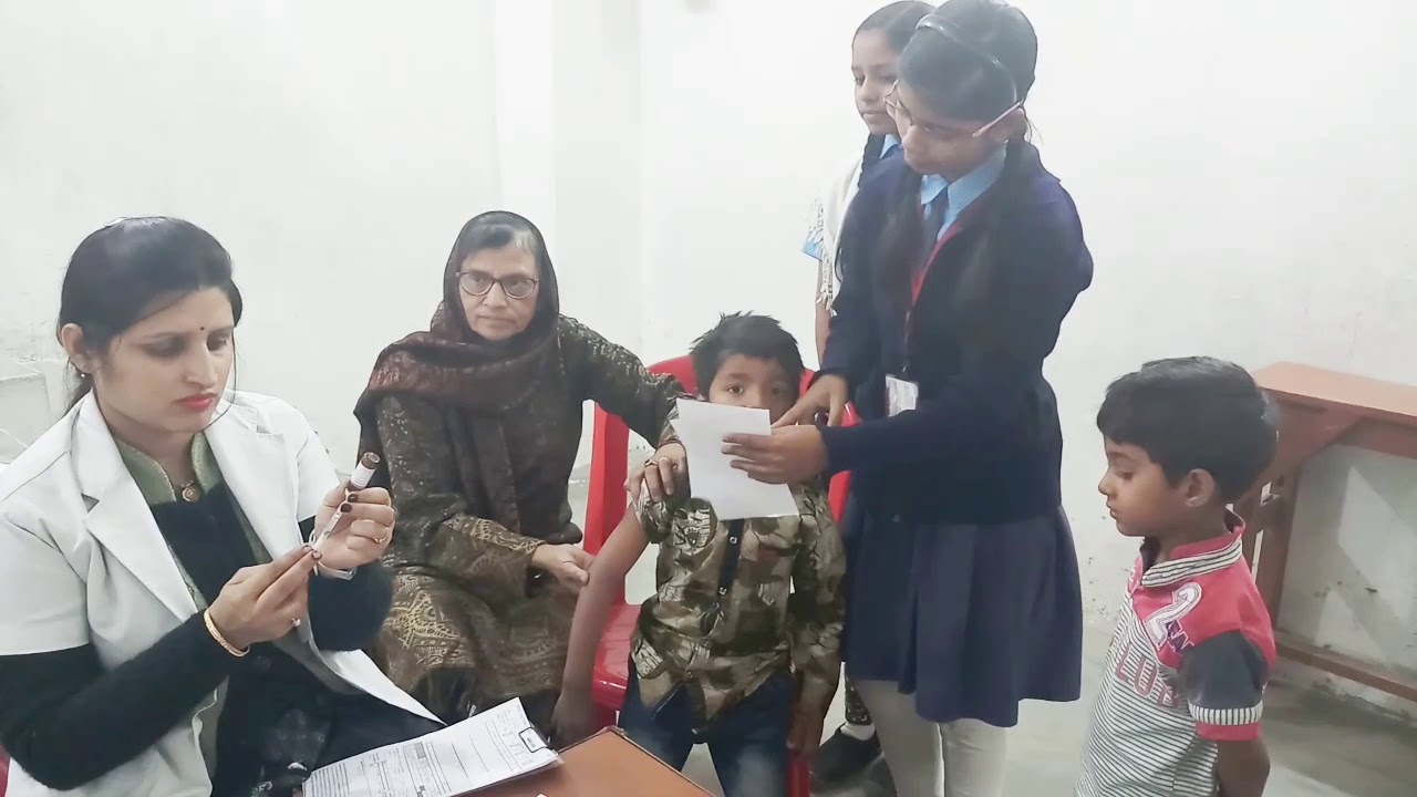 T.N.IDEAL SCHOOL (Vaccination of Rubela & Khasra)