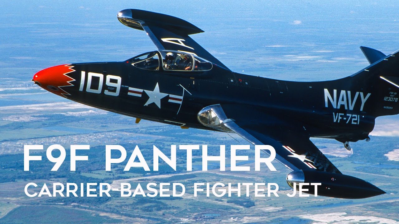 F9F Panther - A brilliant Success For The First-Gen Jet Fighter For The US Navy