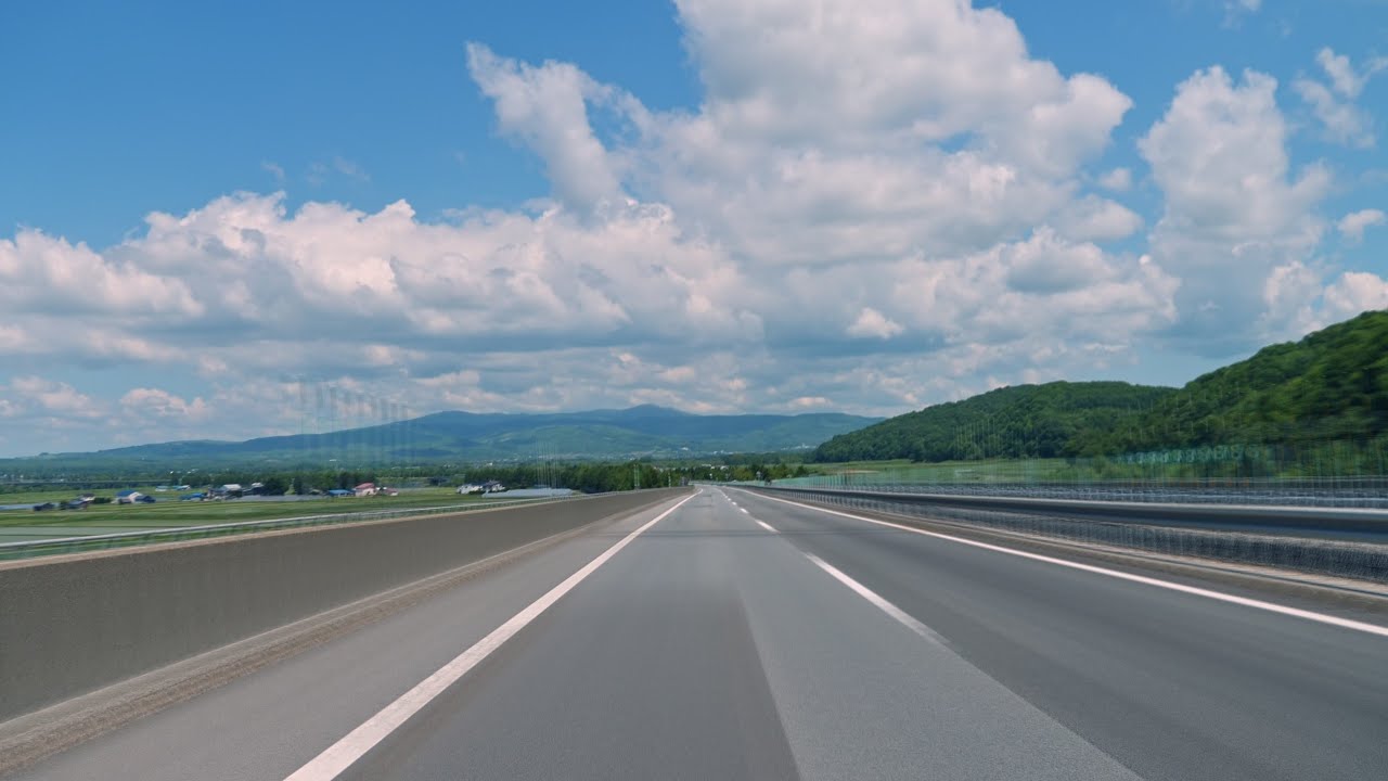 道央自動車道ドライブ　札幌IC~滝川IC　[北海道ドライブ]