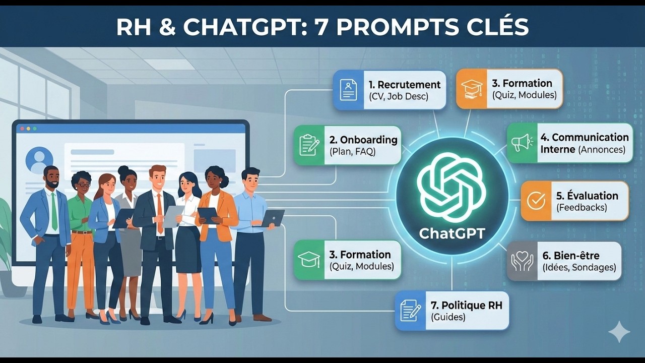 7 Prompts ChatGPT essentiels pour révolutionner vos missions RH