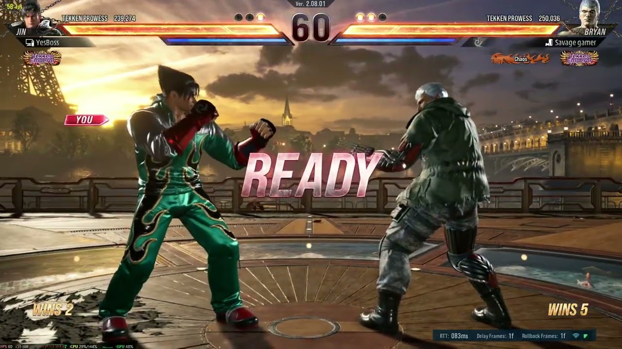 JIN vs BRYAN | Tekken 8 Rank Season 2 ( ULTRA GRAPHICS )