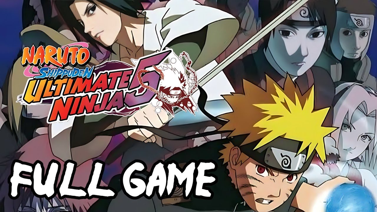 Naruto Shippuden Ultimate Ninja 5 Gameplay Walkthrough FULL GAME - No Commentary [PS2]
