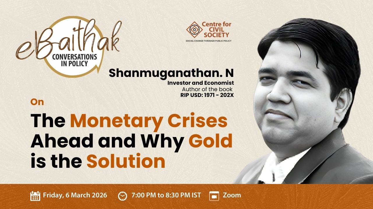eBaithak with Shanmuganathan. N on The Monetary Crises ahead and Why gold is the solution | 6 March