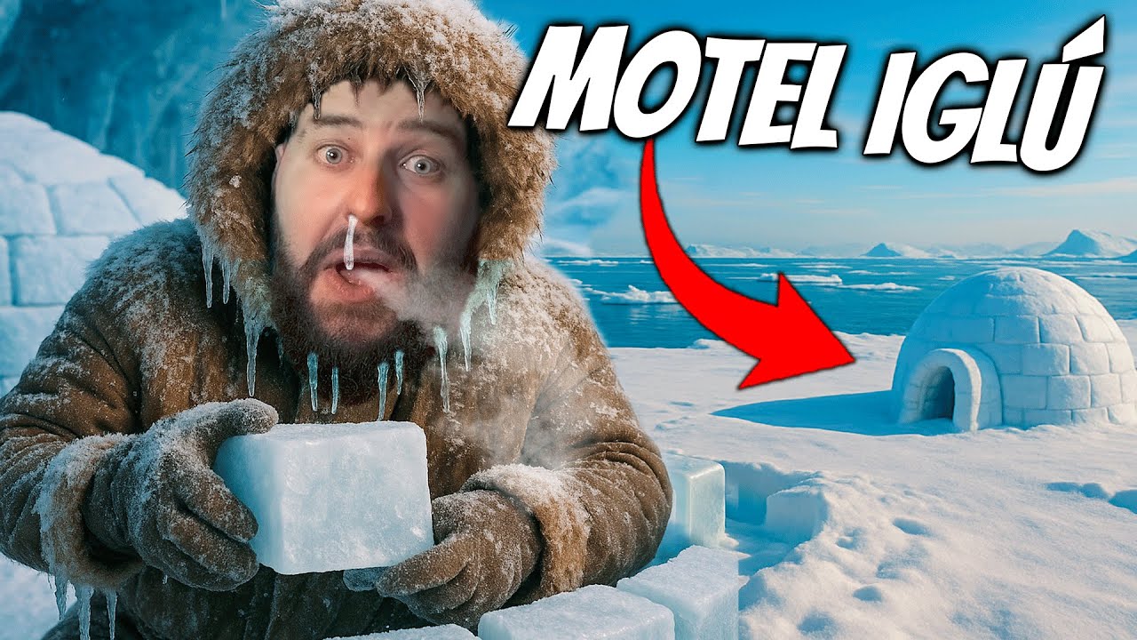 CONSTRUYENDO MI MOTEL IGLÚ EN EL ÁRTICO ❄️