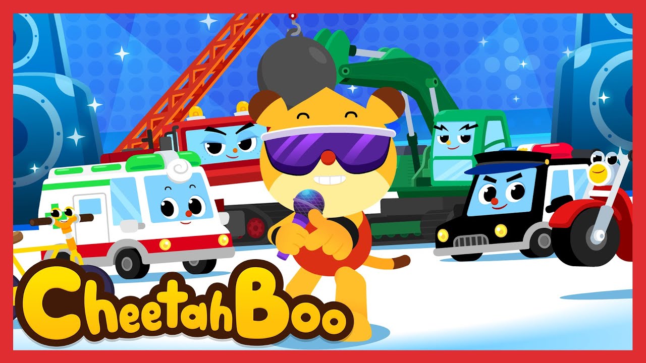 [🎉NEW] Vroom Vroom! Cars Rap and Groove! Vehicle Music Battle! 🚗🚛| Vehicle | Kids Song | #Cheetahboo