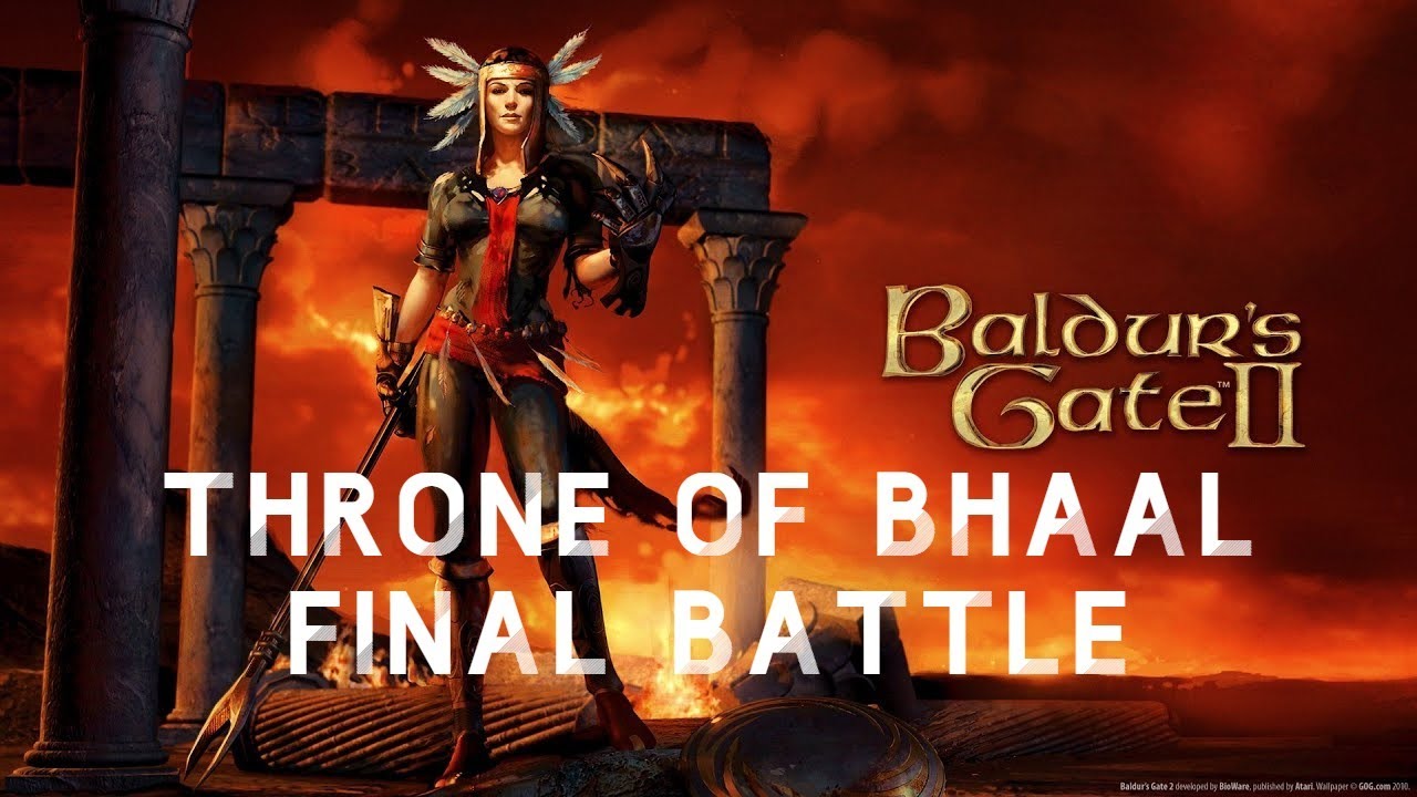 Baldur's Gate 2 - Evil Party x Melissan - Throne of Bhaal final battle (evil ending)