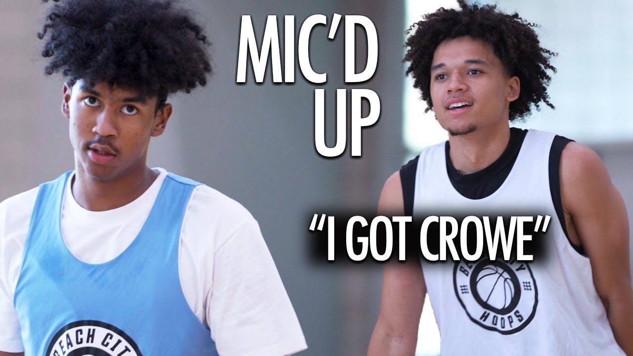 Mic'd Up Brayden Burries vs Jason Crowe Jr Unreal Showdown!